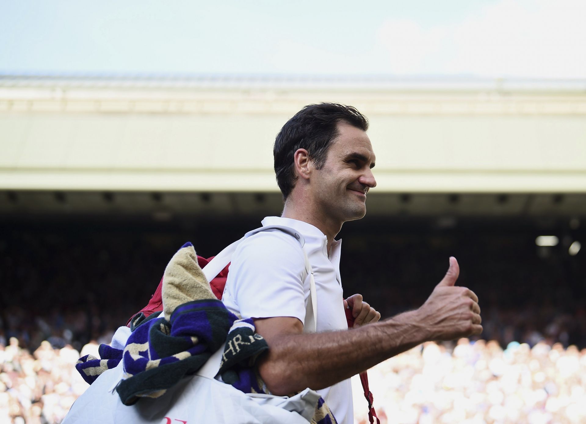 Roger Federer, a por su undécima final en Wimbledon