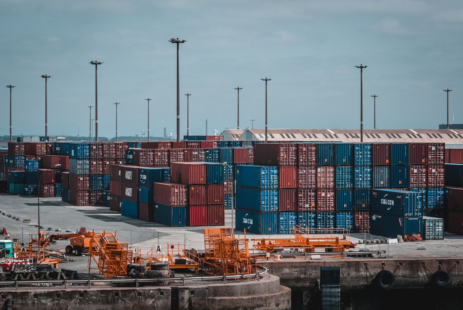 intermodal-container-stacked-on-port-1427541