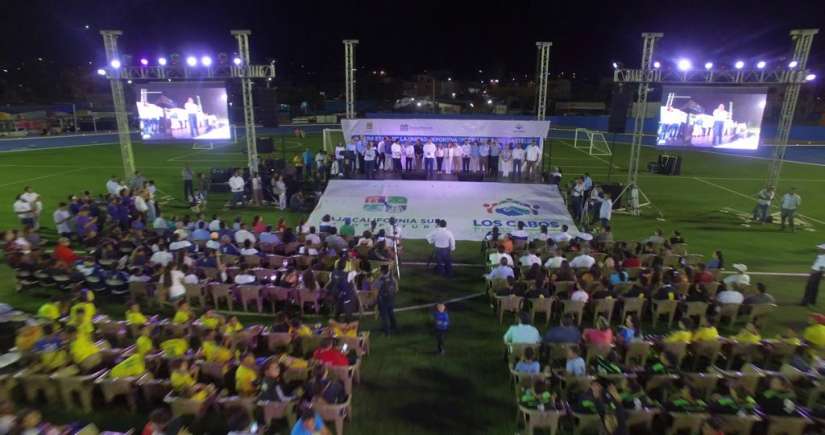 Inauguran primera etapa de unidad deportiva “Leonardo | BajaPress