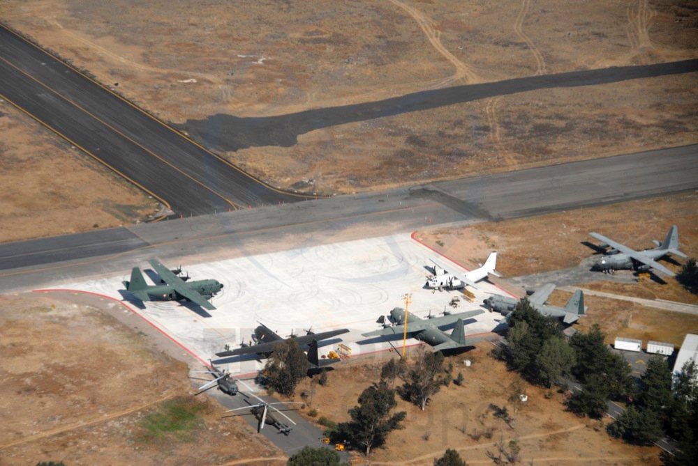 aeropuerto en la base militar de Santa Lucía