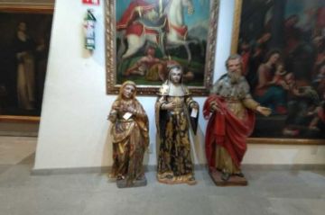 La Fiscalía recupera obras de arte sacro robadas en 2001 en México